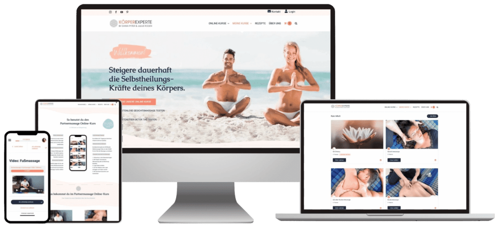 Partner Massage Online Kurs Anleitung zusammen